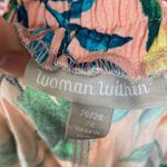 Woman Within | Linen Blend Tropical Floral A-Line Skirt 2X Photo 3