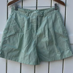 Reebok  High Rise Tailored Shorts Pastel Green Size Medium Photo 0