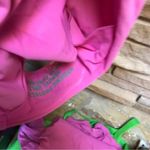 CALIA Women's Tie Front One Piece Swimsuit Pink Geranium Purple 14 NWT Barbie Photo 9