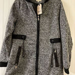 Astor PL Outerwear collection zip hoodie medium NWT Black Photo 0