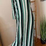 Urban Outfitters  SMALL Striped Green and White Maxi Dress Photo 5