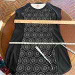 Krimson Klover Jasmine Black White Floral Laser Cut Dress size medium athletic Photo 6