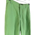 ZARA Lime Green Stretchy High-Rise Flare Leg Size Small Photo 4