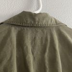 American Eagle Outfitters AE Oversized Military Button-Up Shirt Photo 8