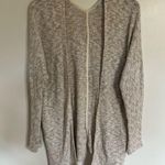 American Eagle Women’s Open Front Long Sleeve Tan Knit Cardigan Size Medium Photo 0