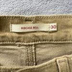 Levi's Ribcage Bell Bottom Corduroy Pants 30 High Waist Flare Tan NWT Retro‎ 70s Photo 4