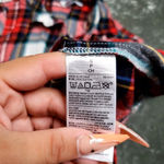 Old Navy  The Classic Shirt Red Plaid Top Photo 5