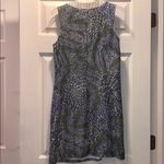 Trina Turk Blue & Green Sleeveless Peacock… Photo 5