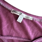 Seven7  Women's Short Sleeve Tee in Purple Photo 4