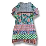 Soft Surroundings Draped Oversized Kimono Jacket Cardigan Floral Bohemian SZ M Photo 6