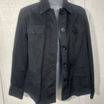 Willi Smith Will Smith Women’s Black Button Down Jacket/Blazer Size Large EUC Photo 0