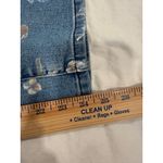 Flamingals Cropped Jeans Womens XL Blue Denim Stretch Floral Relaxed Fit Trendy Photo 9