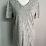 Everlane  Cotton VNeck Short Sleeve TShirt Gray Size XS Photo 0
