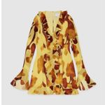 THE WOLF GANG Rhapsody Mini Dress NEW Yellow Photo 9