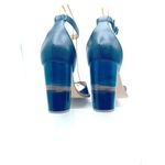 Gabriela Hearst navy Blue heeled summer Party sandals size 40 Photo 4