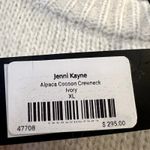Jenni Kayne Alpaca Cocoon Crewneck Sweater Ivory size XL White Photo 5