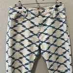 Isabel Marant ETOILE, Ikat Nessa Printed Cropped Jeans, Size 38 (US, Size 6) Photo 1