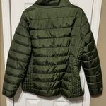 U.S. Polo Assn. Dark Green Puffer Jacket Size 1X Photo 4