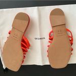 Vince  Womens Dae Strappy Toe Flat Sandals Burnt Orchid 6 M Photo 9