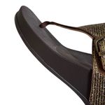 NWOT Aetrex Kate Shimmery Gold Wedge Sandals Size 10 Photo 6