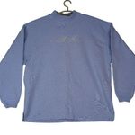 Six Flags MCM Sweater Adult XL Blue 100% Cotton Sweatshirt Photo 0