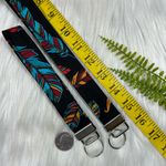 Feather lanyard and key ring holder (set) Black Photo 4