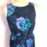 Loft NWT  photo floral rose shift dress with tie sz S Photo 2