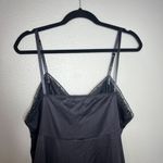 Vasserette Slip Dress Size 40 Black Lace‎ Adjustable Straps Nylon Photo 5