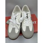 New J Sport Cecily Women’s Sneaker Suede White/Grey Low Top Shoes Size 6.5 US White Photo 2