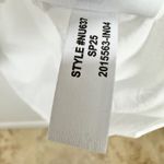 Madewell Smocked Waist Poplin Midi Skirt White A Line Cotton Pockets Large NWT Photo 11