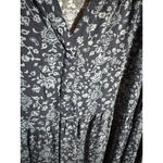 BeachLunchLounge  Navy Floral Long Sleeve Dress Plus XXL Photo 3