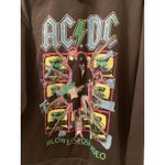 AC/DC  Women's Graphic Sweatshirt "Blow Up Your Video" Size S Dark Charcoal Gray Photo 3