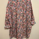 Lands' End 🌿 Lands’ End 3X Linen Plus size Button Down Blouse Photo 7