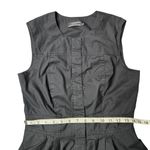 Club Monaco  Black Button Front Dress Size: 6 Photo 4
