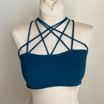 Free People  Intimately Teal Strappy Bralette XS/S Photo 0