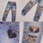 Levi’s Distressed Rocker Levi Mom Jeans  Photo 0