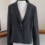 CeCe Nordstrom  Polka Dot Blazer with Bow Detail Size14 Photo 8