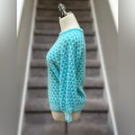 Lilly Pulitzer Wool Blend Corabella Turquoise Shore Honeycomb Sweater Women’s XS Photo 10