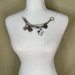 Kenneth Cole  New York Silver Tone Toggle Charm Bracelet Photo 1