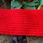 Beautiful 100% HANDMADE🇺🇸 CROCHETED & WOOL Butterfly warm headband Red Photo 4
