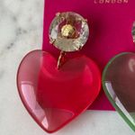 Kurt Geiger NWOT  Red and Green Heart Earrings Photo 1