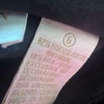 Dana Buchman  Vintage Black Velvet Silk Straight Leg Pants 6 Photo 6