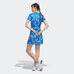 Adidas  Farm Rio Butterfly Mini Dress Womens Large Blue Short Sleeves Summer Photo 7