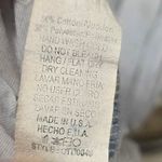 Cotty On Rhinestone Paisley Floral Heart Blue Vintage Off Shoulder Shirt Small Gray Photo 4