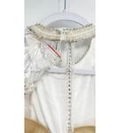 Mac Duggal New 25572 Beaded Halter Jersey Evening Gown white Dress 6 Photo 12