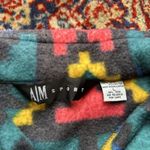 Vintage A M Sports Jacket Adult Large Aztec Fleece Zip 90s Photo 3