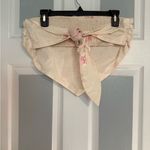 Altar'd State Pink and Cream Floral Scarf Top Photo 2