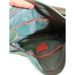 Coach  Pebbled Leather Hobo Shoulder Bag Green 12x10x5 Photo 3