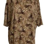 LuLaRoe Plus Size Deer/Elk Print Irma Tunic Top Size 3X Photo 0