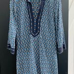 Tory Burch Navy Tunic Dress Photo 0